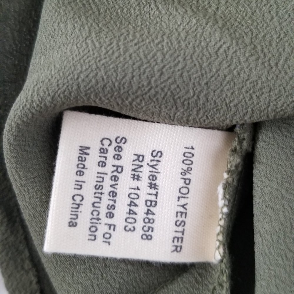 Sweet Wanderer Cami Woman's Junior Large Olive green - Picture 5 of 5